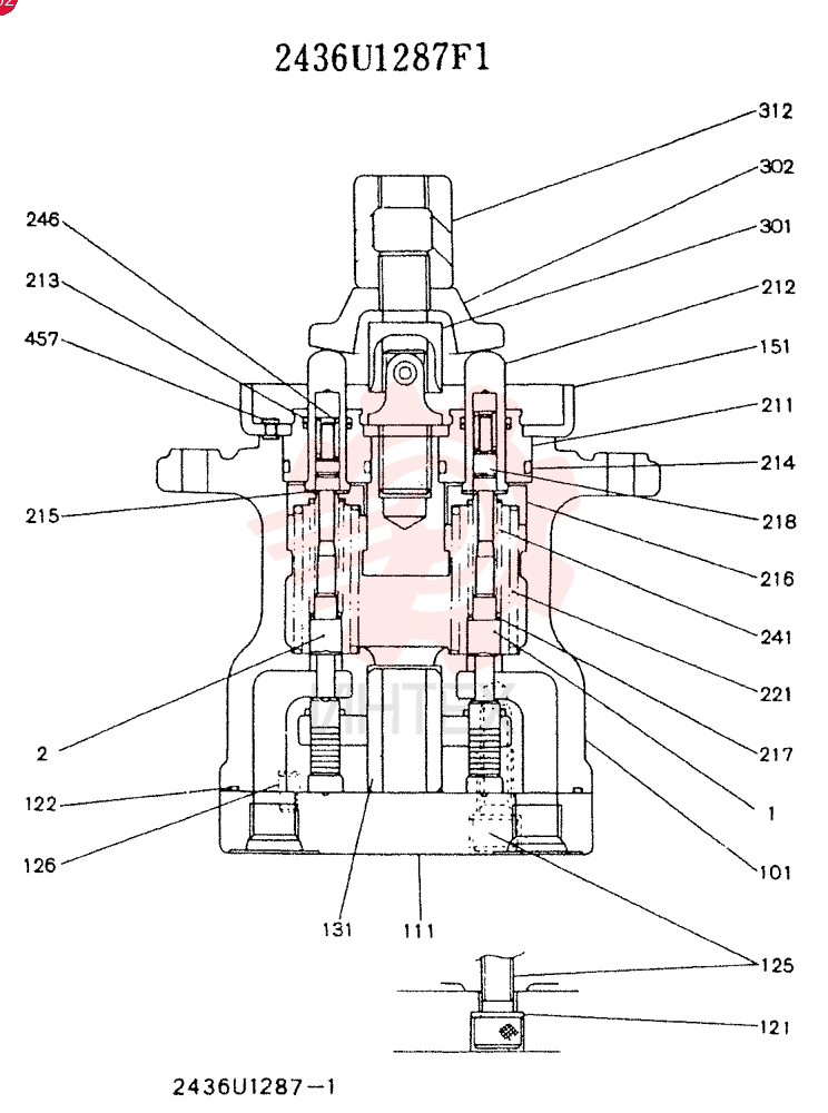 PILOT VALVE 2436U1287F1