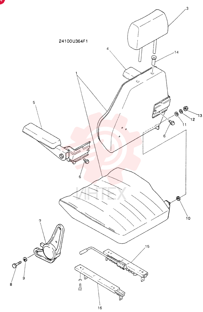 SEAT 24100U364F1