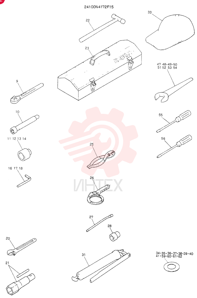 TOOL ASSY 24100N4172F15