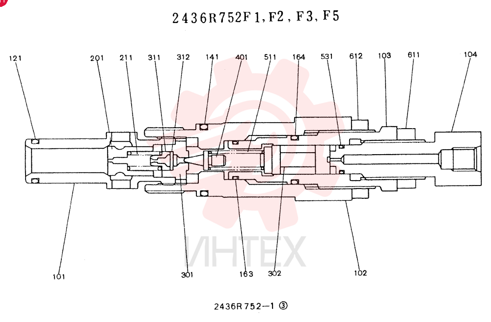 VALVE PRESSURE RELIE 2436R752F1
