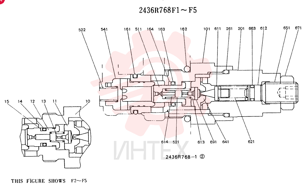 VALVE PRESSURE RELIE 2436R768F1