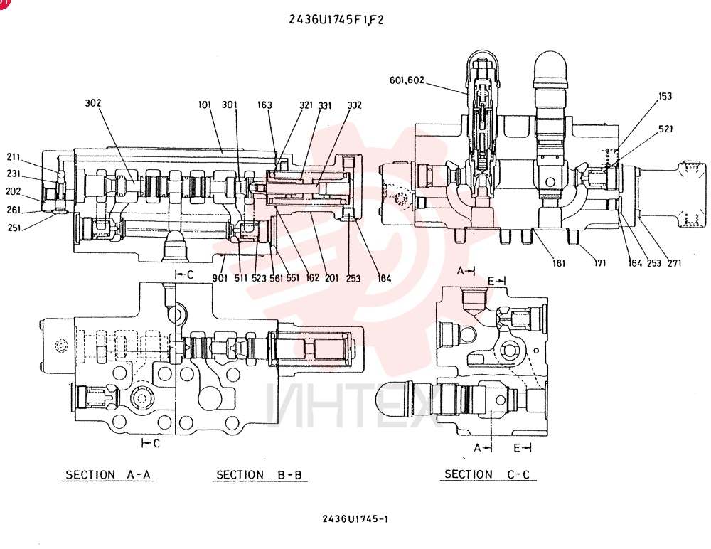 CONTROL VALVE 2436U1745F1