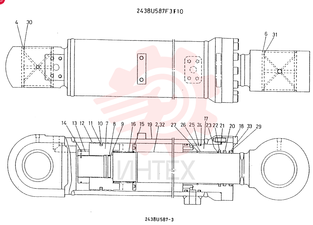 CYLINDER 2438U587F3