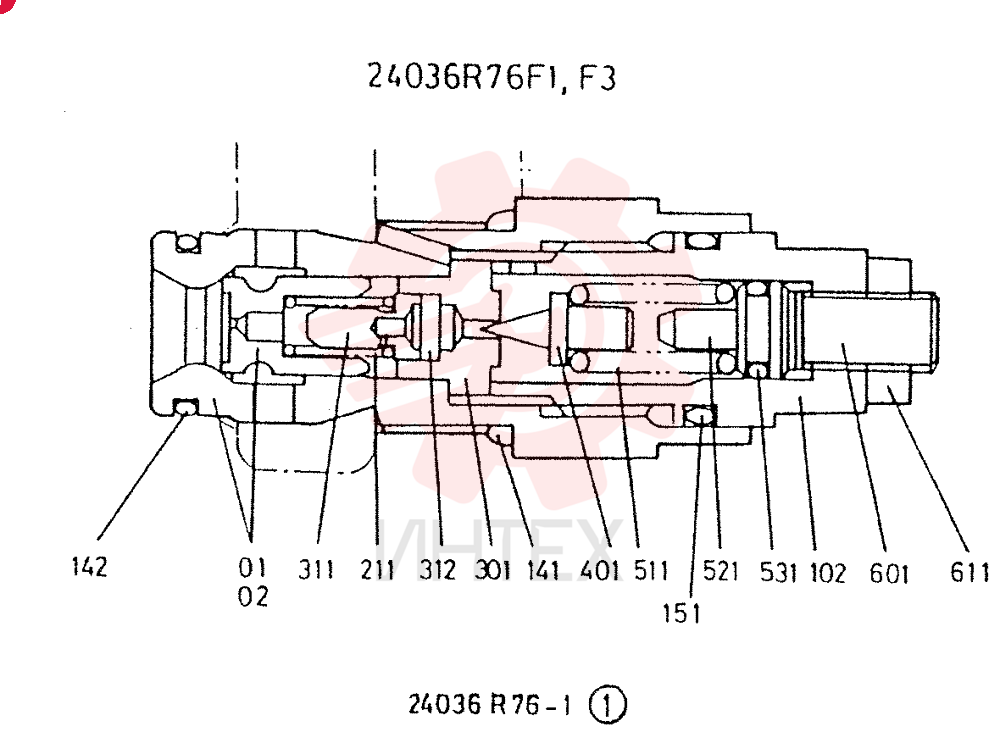 VALVE PRESSURE RELIE 24036R76F1