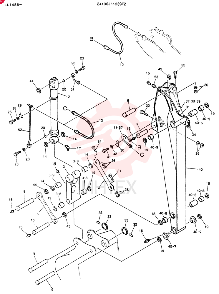ARM ASSY, 3.63M