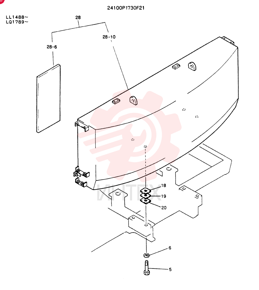 COUNTER WEIGHT ASSY 24100P1730F21
