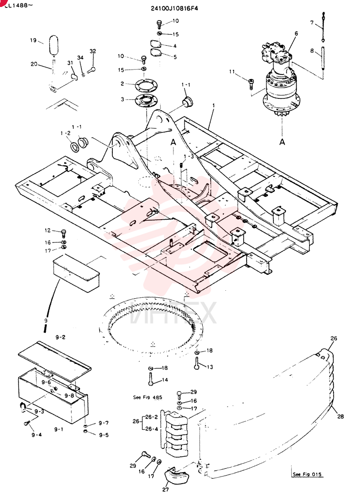 FRAME ASSY.UPP 24100J10816F4