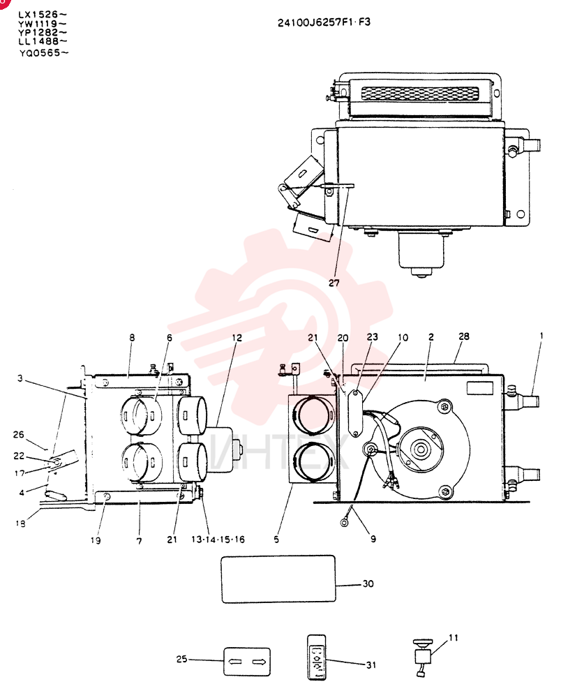 HEATER 24100J6257F1