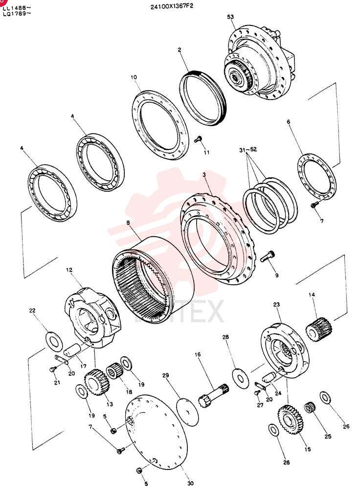 HYDRAULIC MOTOR 24100X1367F2