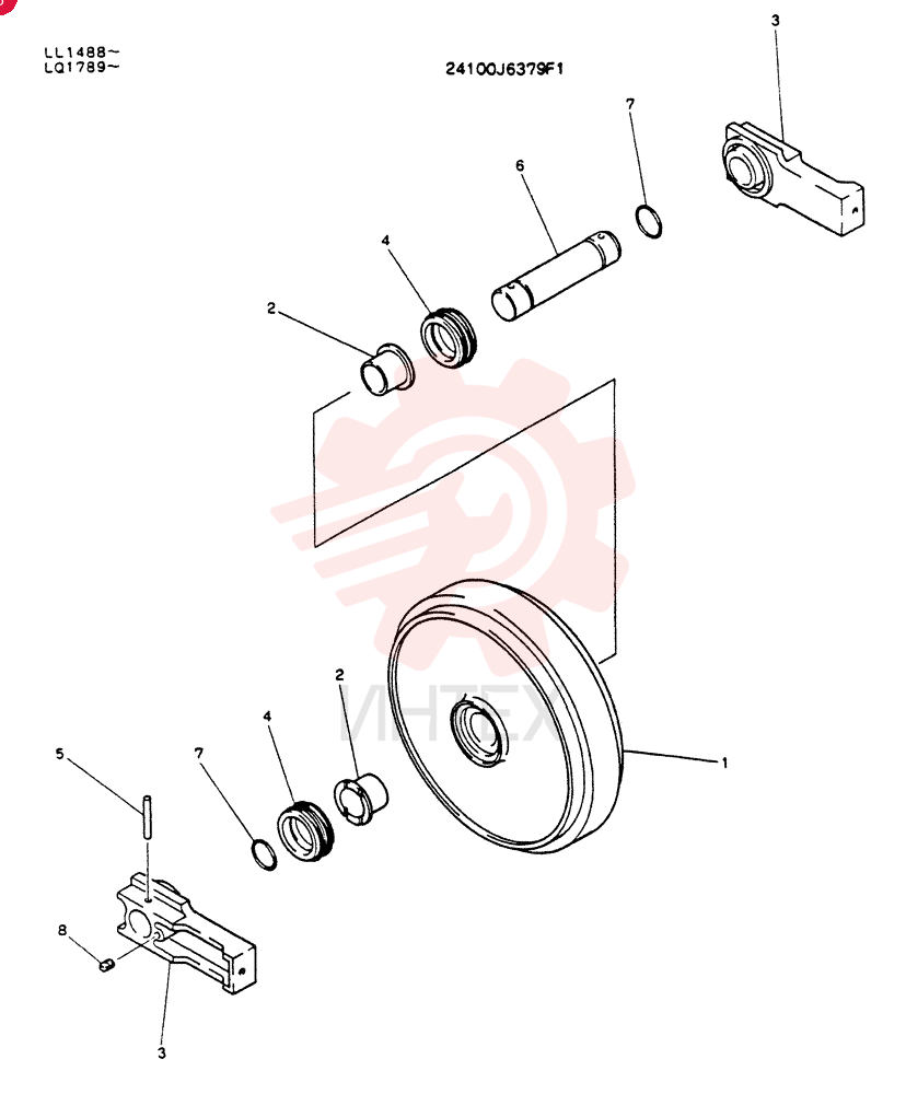 IDLER WHEEL 24100J6379F1