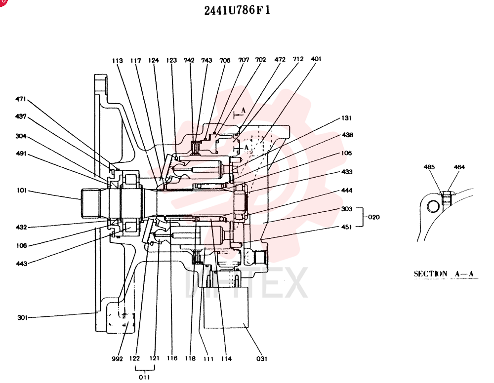 MOTOR 2441U786F1