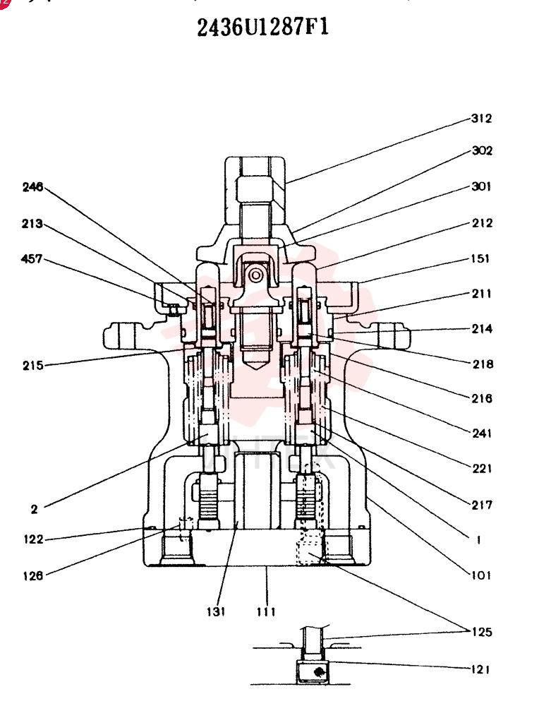 PILOT VALVE 2436U1287F1