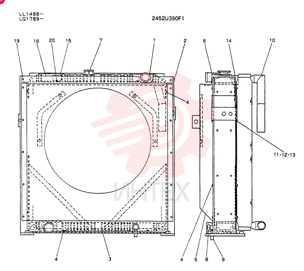 RADIATOR 2452U390F1