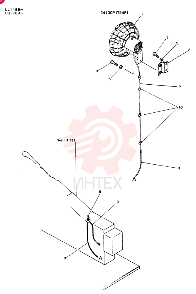 Схема (K909LC) - MARK II EXCAVATOR ASN LL1488 (1/87-12/03) 24100P1794F1