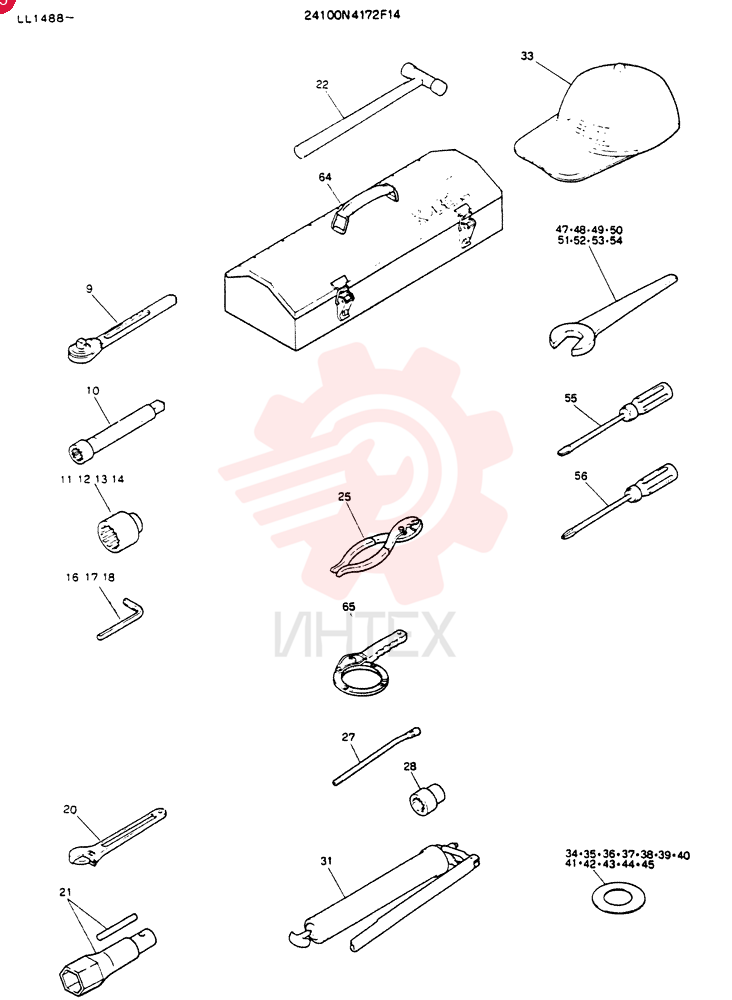 TOOL ASSY 24100N4172F14