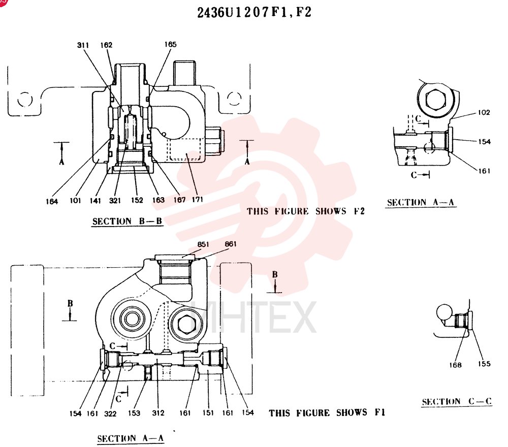 VALVE 2436U1207F1