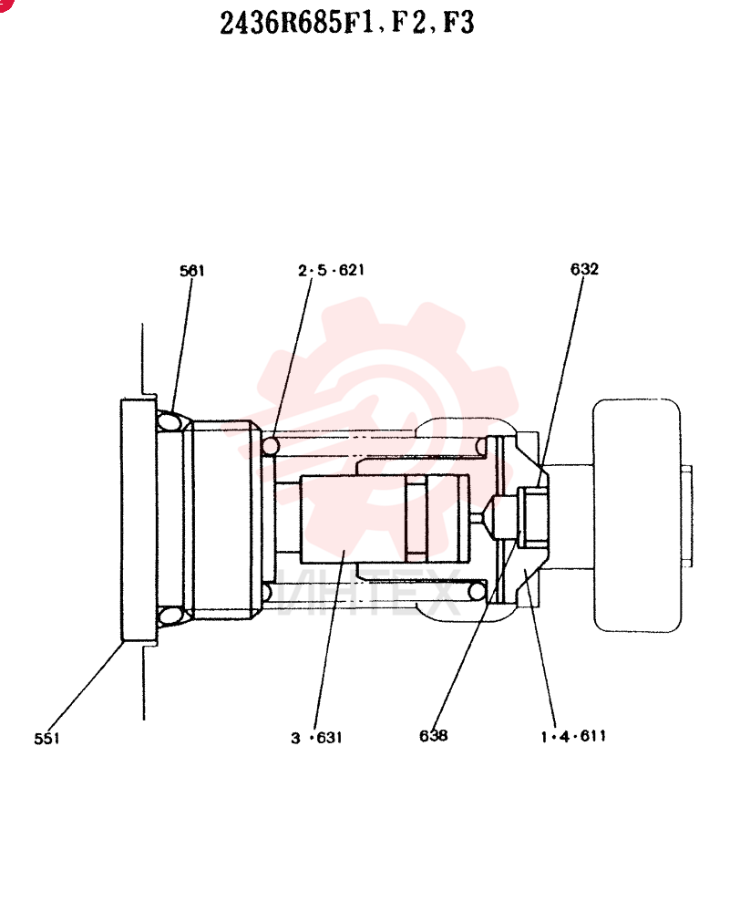 VALVE PRESSURE RELIE 2436R685F1