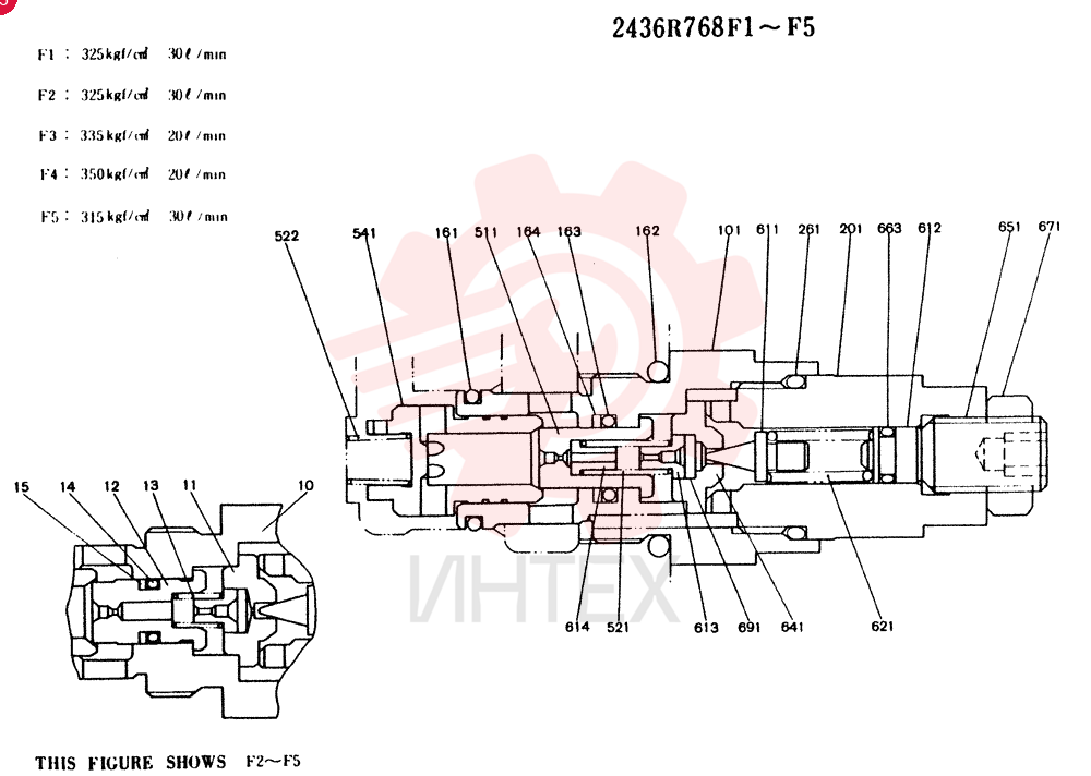 VALVE PRESSURE RELIE 2436R768F1