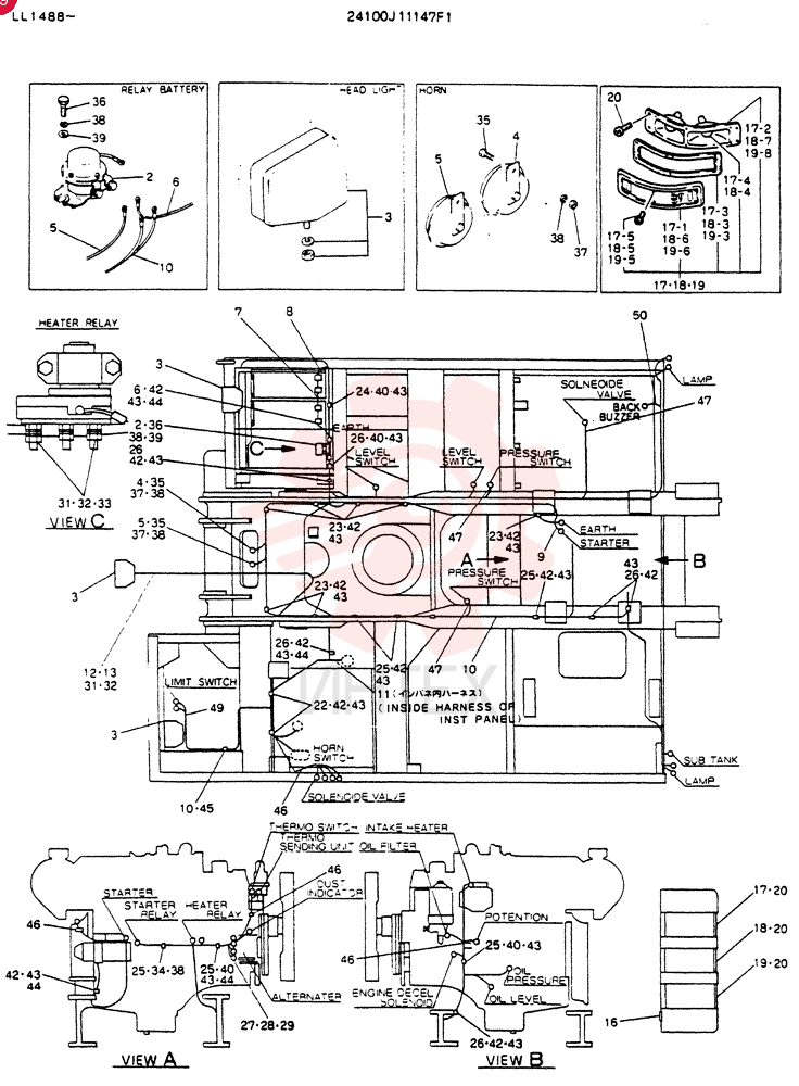 WIRE HARNESS 24100J11147F1