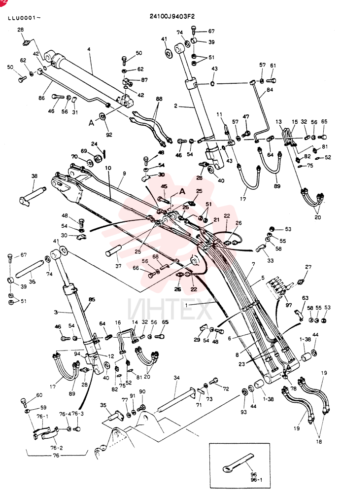 BOOM ASSY, 6.02M 24100J9403F2