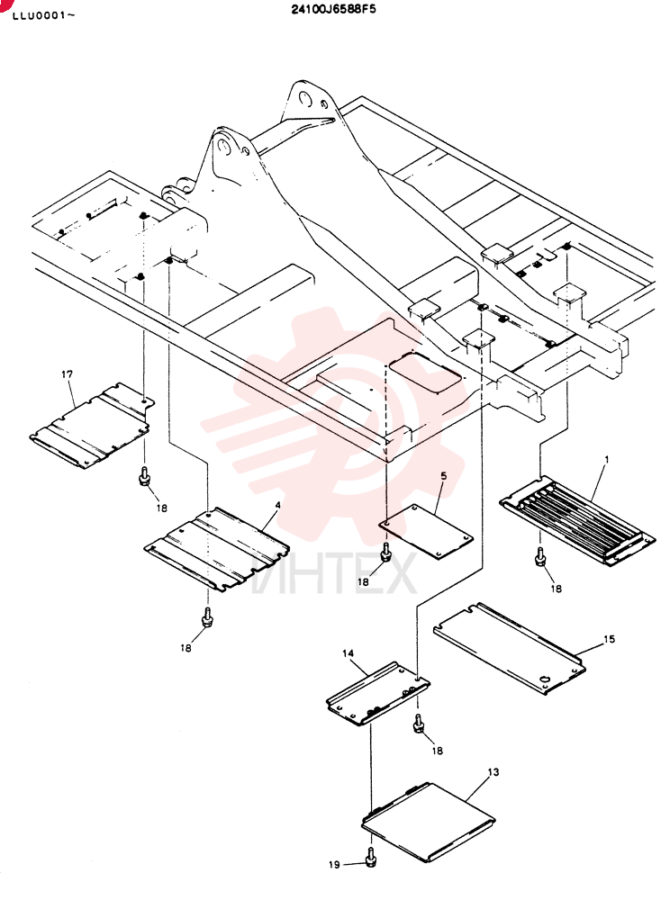 COVER ASSY, UNDER 24100J6588F5