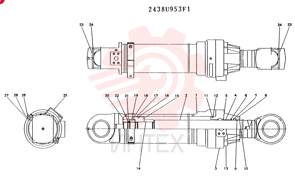 CYLINDER 2438U953F1