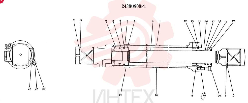 CYLINDER 2438U908F1