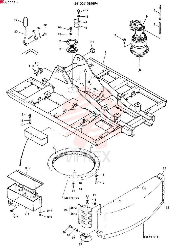 FRAME ASSY, UPP 24100J10816F4