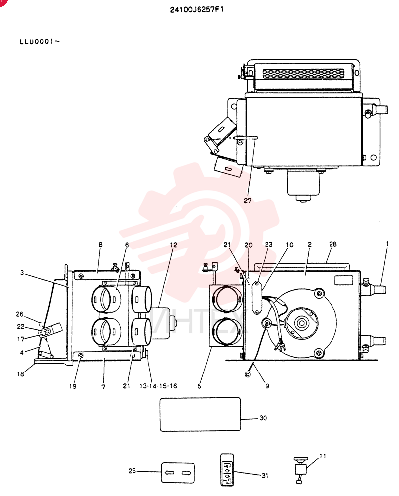 HEATER 24100J6257F1
