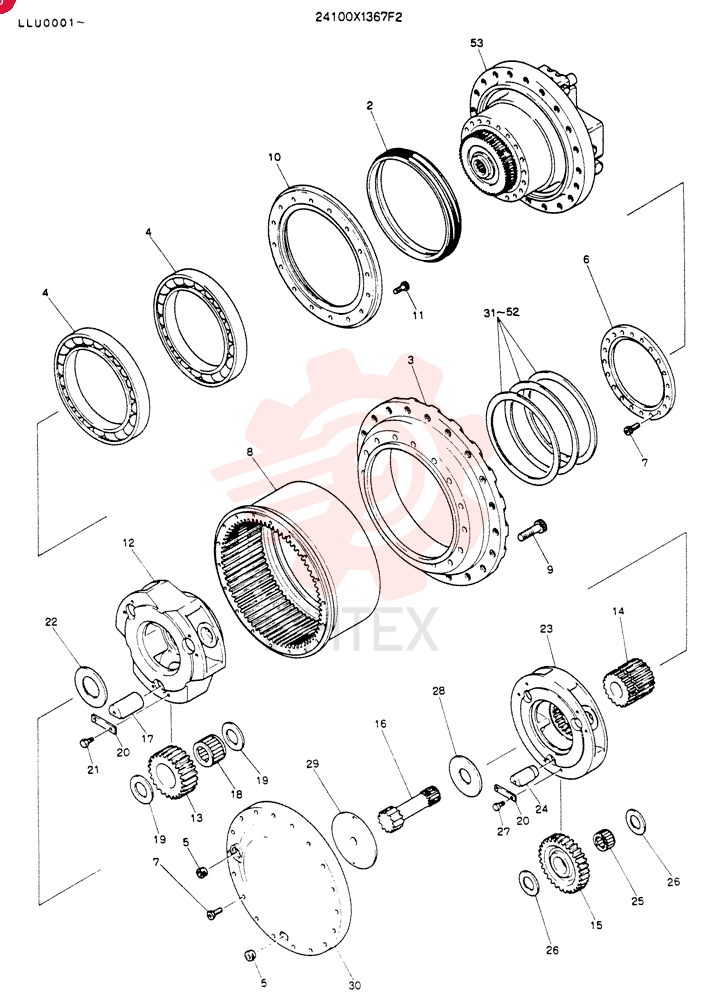 HYDRAULIC MOTOR 24100X1367F2