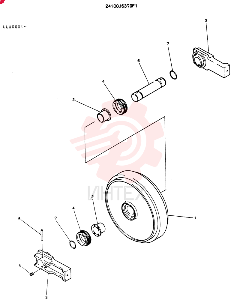 IDLER WHEEL 24100J6379F1