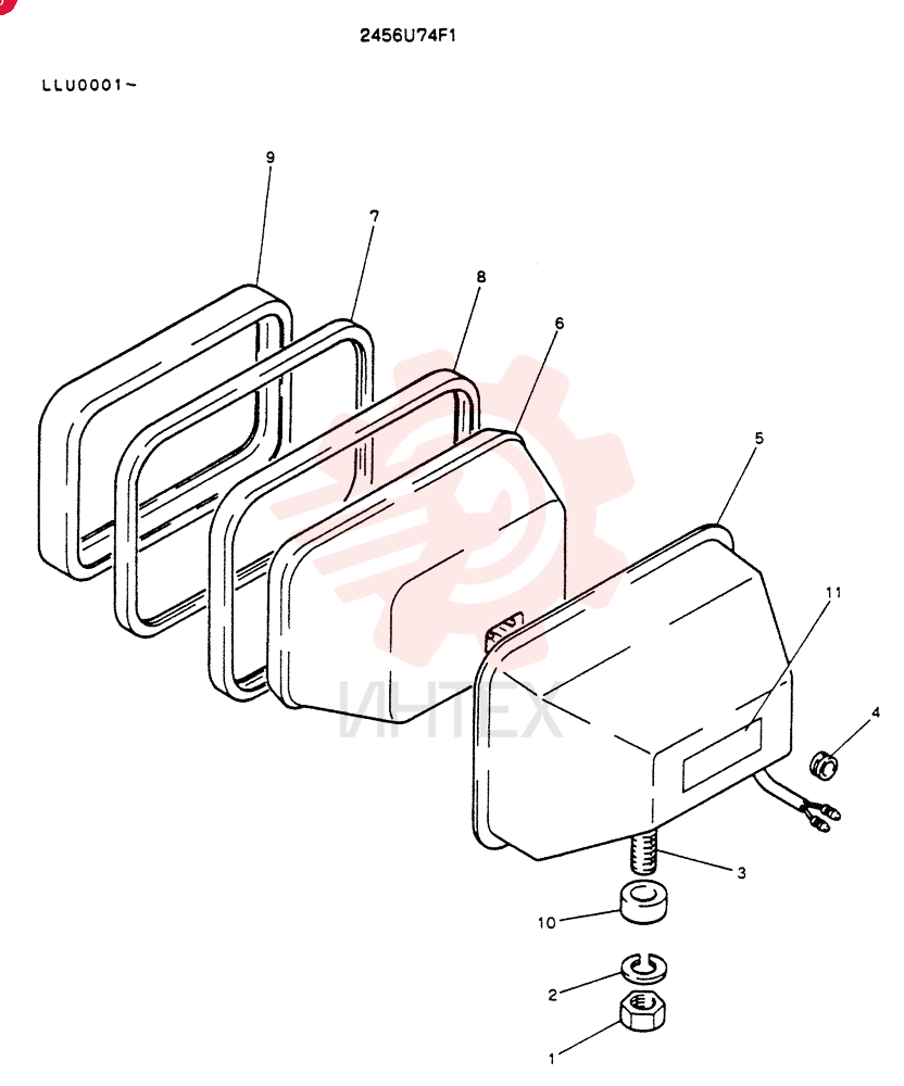LIGHT ASSY. 2456U74F1