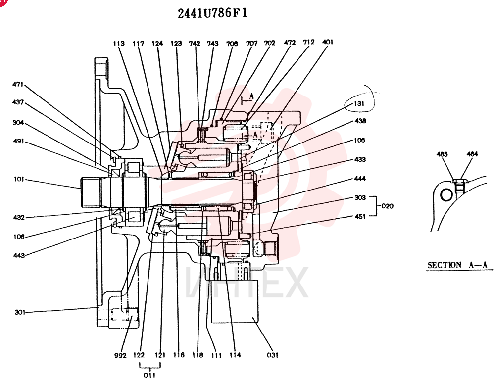 MOTOR 2441U786F1