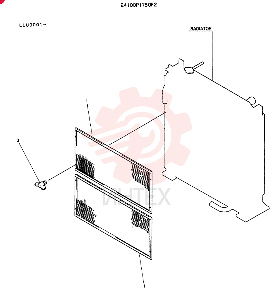 NET, WIRE 24100P1750F2