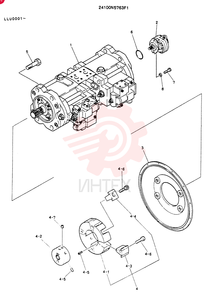 PUMP ASSY, CONNECT 24100N5763F1