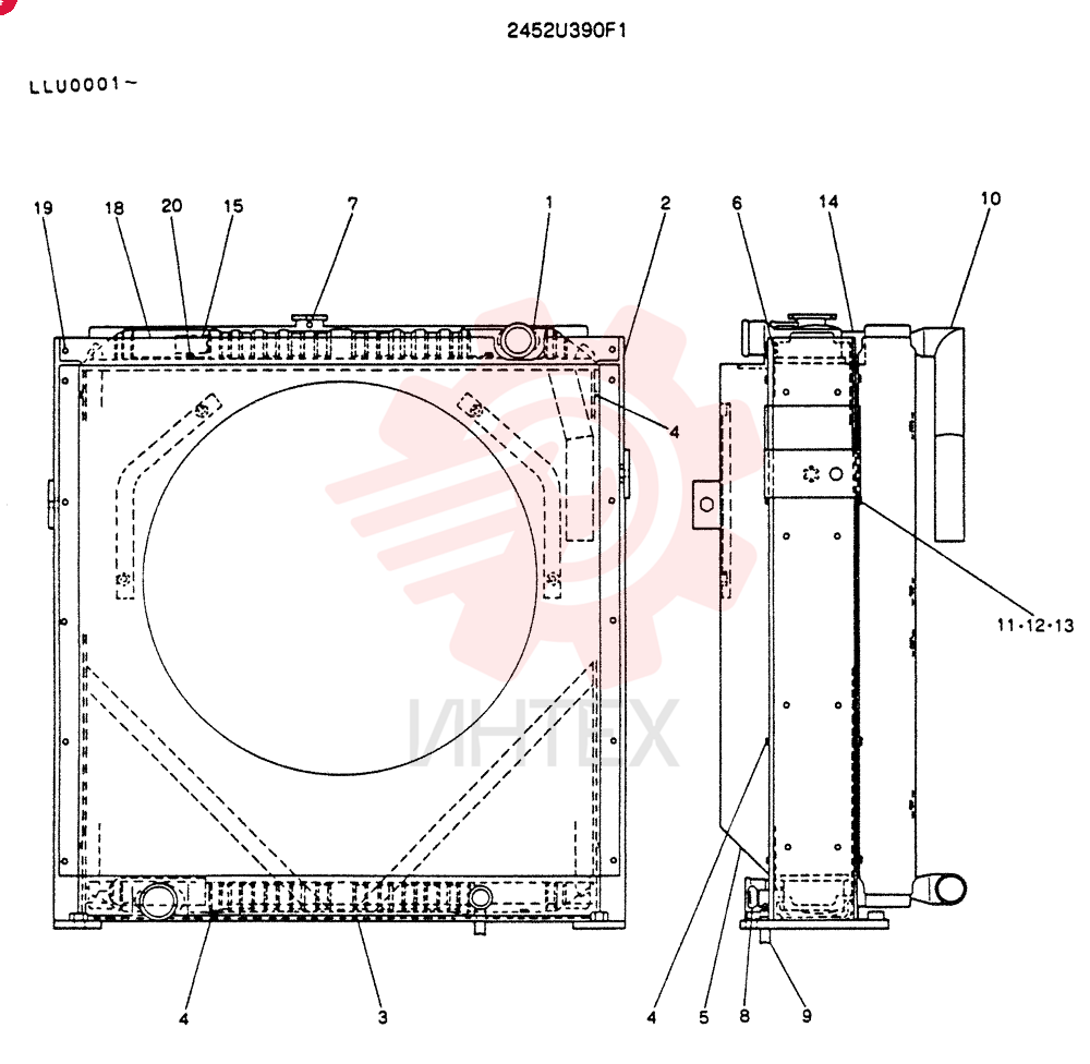 RADIATOR 2452U390F1