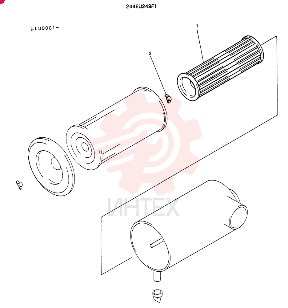 REWORK, AIR CLEANER 2446U249F1