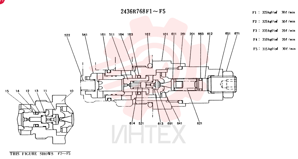 VALVE PRESSURE RELIE 2436R768F1