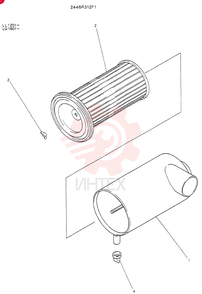 AIR CLEANER 2446R312F1