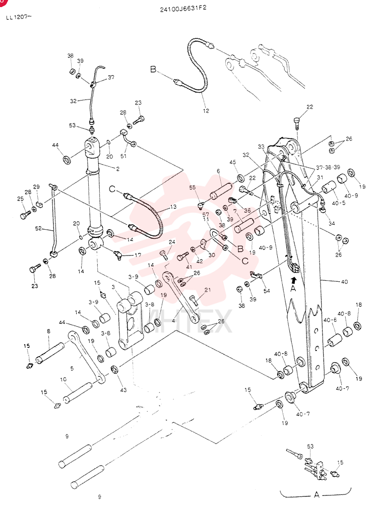 ARM ASSY,3.63M