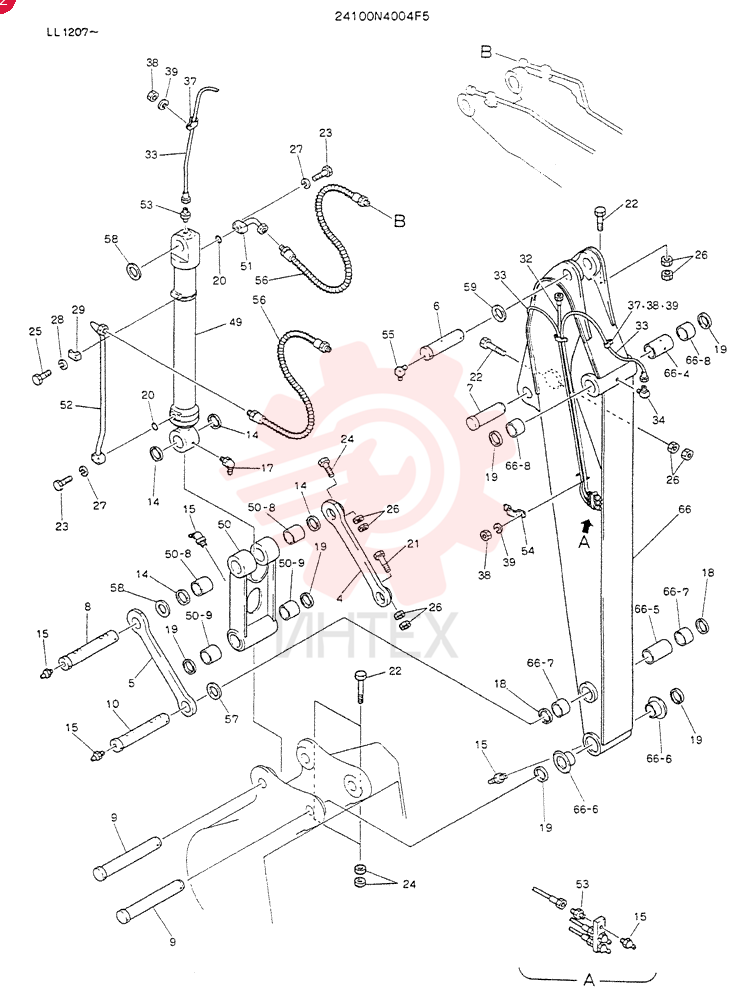 ARM ASSY 24100N4004F5