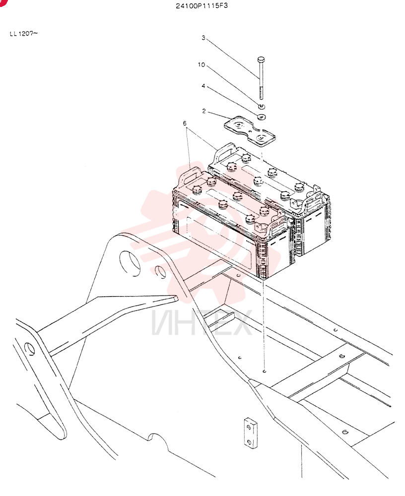 BATTERY ASSY 24100P1115F3