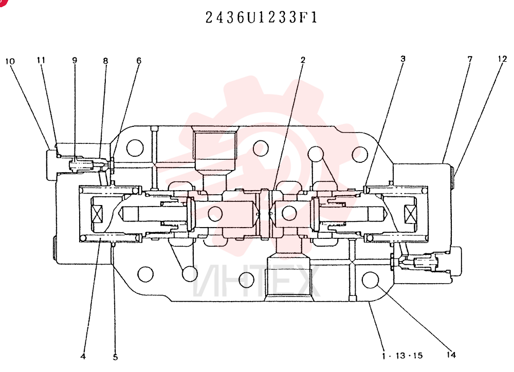 BRAKE VALVE 2436U1233F1