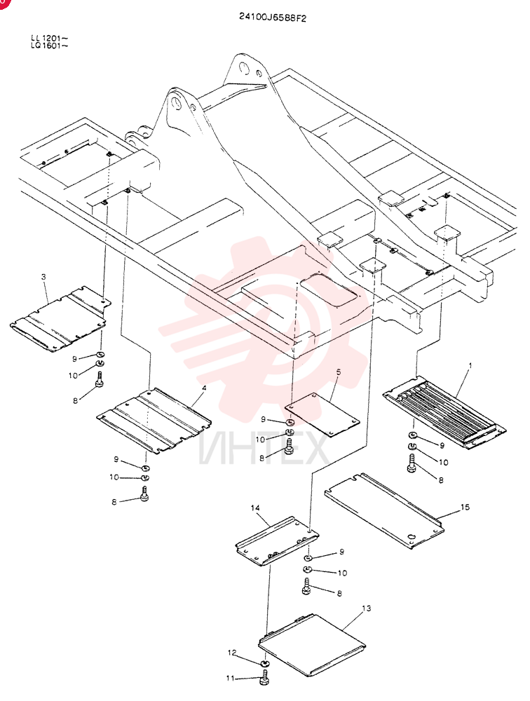 COVER ASSY,UNDER 24100J6588F2