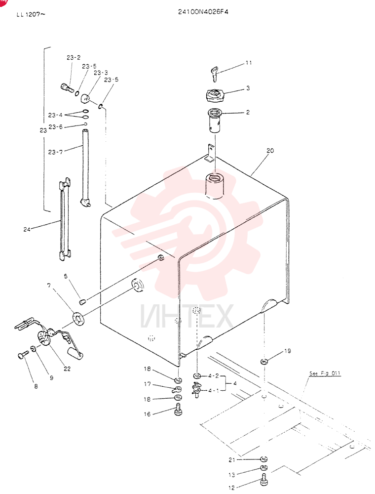 FUEL TANK 24100N4026F4
