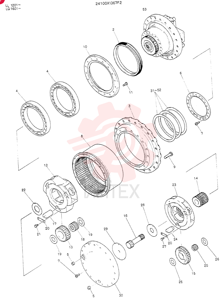 HYDRAULIC MOTOR 24100X1367F2