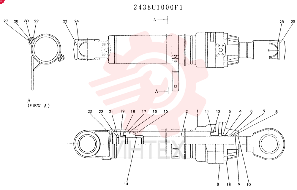 HYDRAULIC PUMP 2441U291F2