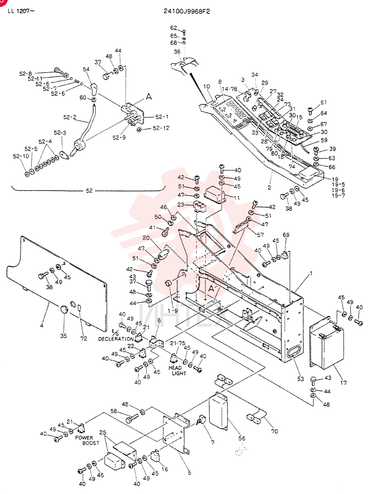 PANEL ASSY, INST 24100J9968F2