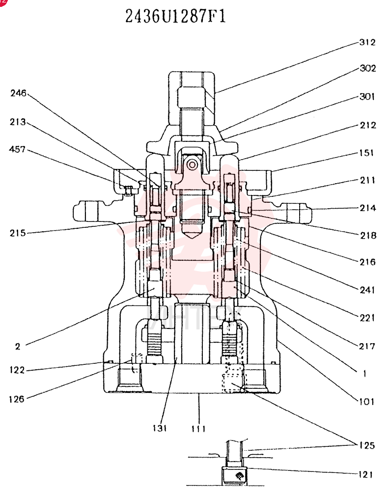 PILOT VALVE 2436U1287F1