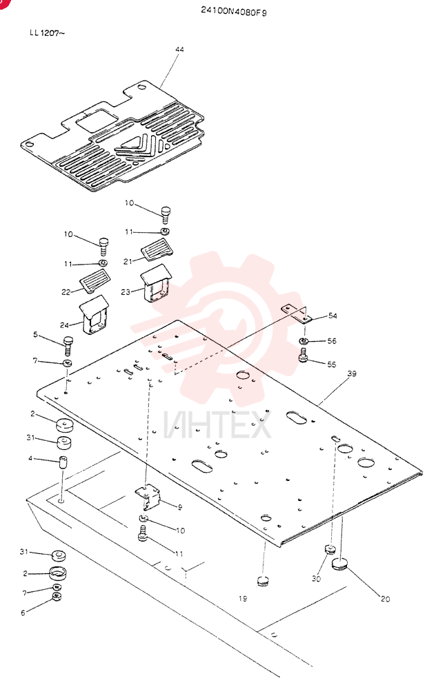 PLATE ASSY,FLOOR 24100N4080F9